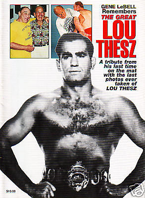 The Great Lou Thesz - Valley Martial Arts Supply