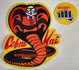 Cobra Kai & Name patch set