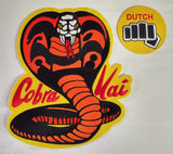 Cobra Kai & Name patch set