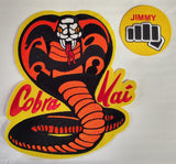 Cobra Kai & Name patch set