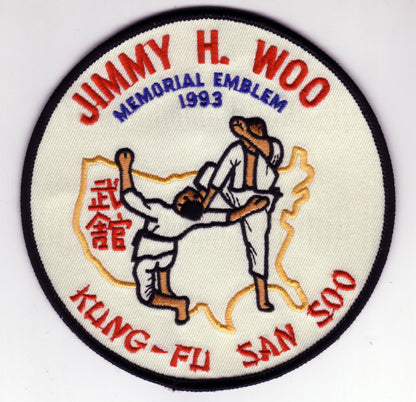 Jimmy H. Woo Memorial Emblem 5" patch