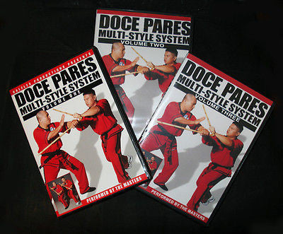 Doce Pares Multi-Style System Volumes 1, 2, & 3 - Valley Martial Arts Supply