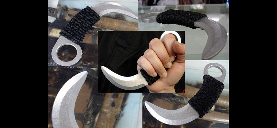 Aluminum training korambit
